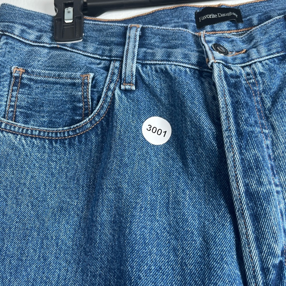 Favorite NWT Daughter The Jordie Super High Rise Wide Leg Jean in Madrid Size 33 - Picture 15 of 15